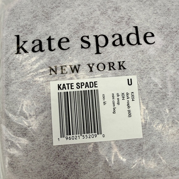 Kate Spade Oh Snap Mini Camera Bag Dark Raspberry - Picture 10 of 16